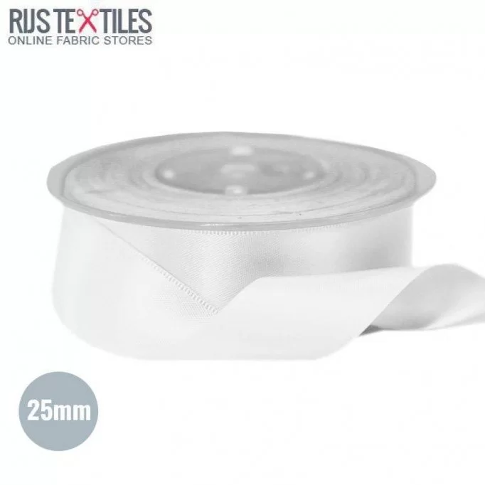 Nastro Satin 25mm Bianco - (Nastri)