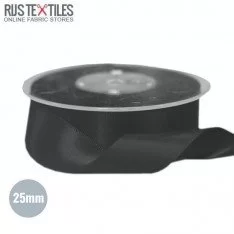 Nastro in Raso 25mm Nero