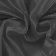Polyester Satinstoff Dunkelgrau 