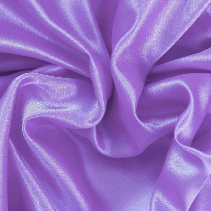 Tissu Satin Lilas   - (Tissu Satin)