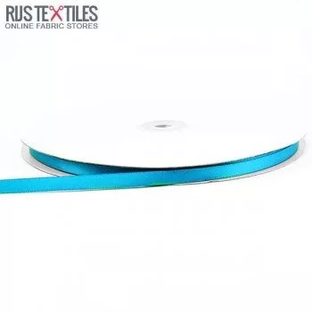 Satinbånd 3mm Aqua 