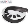 Nastri In Sbieco Di Raso Grigio Scuro 20mm
