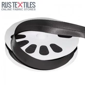 Biais Plié En Satin Gris Foncé 20mm Biais Plié En Satin Gris Foncé 20mm