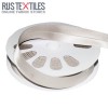 Nastri In Sbieco Di Raso Grigio Chiaro 20mm