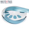 Biais Plié En Satin Bleu Clair 20mm