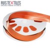 Nastri In Sbieco Di Raso Arancione 20mm