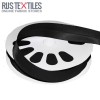 Nastri In Sbieco Di Raso Nero 20mm