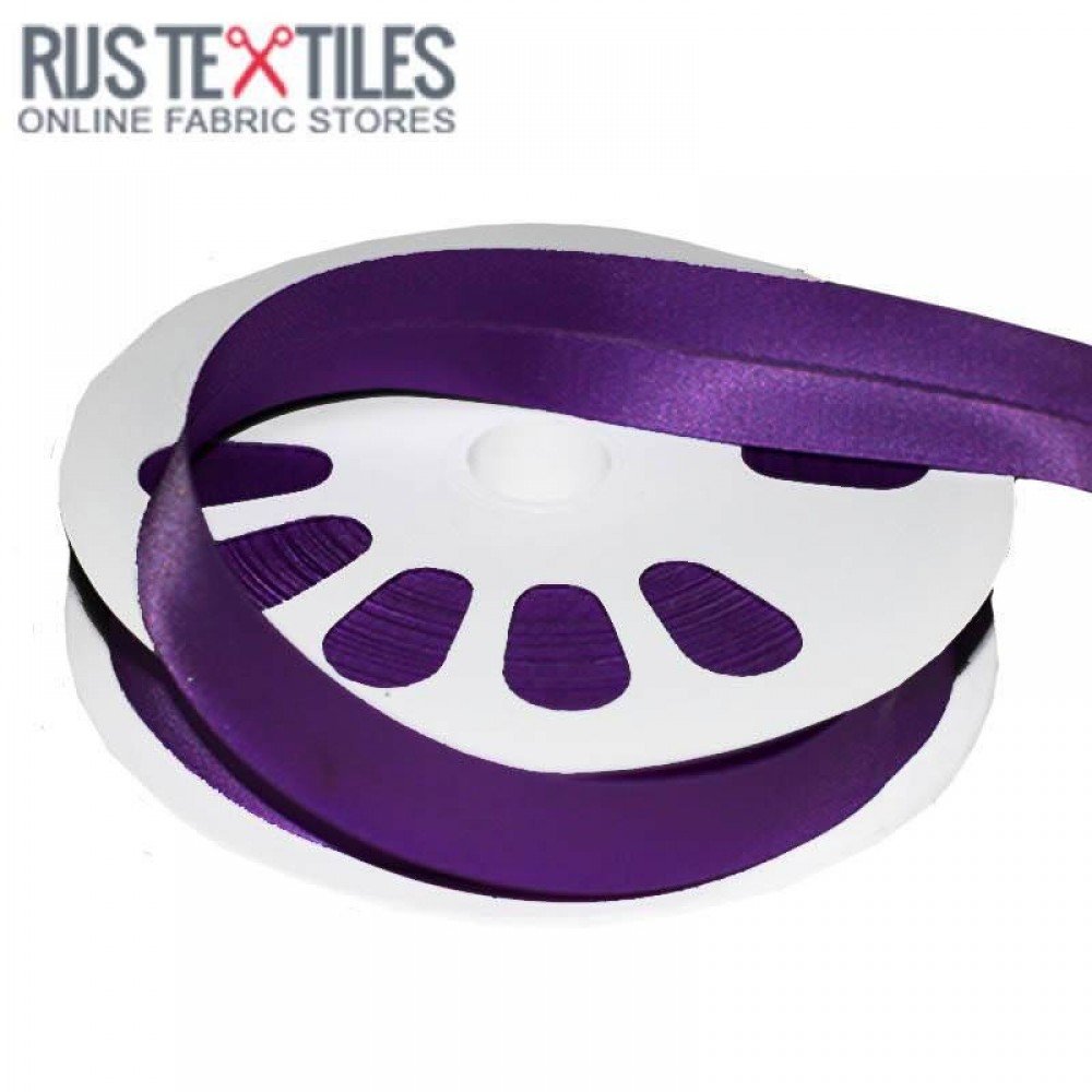 Skråbånd Satin Violet 20mm Skråbånd Satin Violet 20mm