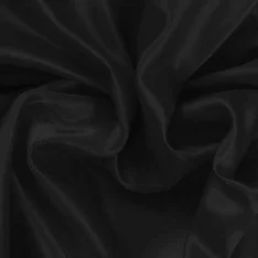 Polyester Satinstoff Schwarz