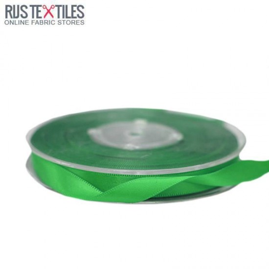 Satin Ribbon 9mm Grass Green Satin Ribbon 9mm Grass Green