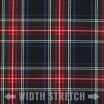 Schottenkaro Stoff Stretch Black Stuwart - (Schottenkaro Stoffe)