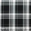 Skotskternet Stof Stretch Menzies Black - (Skotskternet Stof)