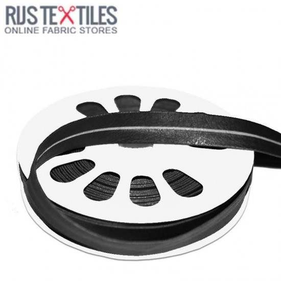 Bias Binding Imitation Leather Black 20mm Bias Binding Imitation Leather Black 20mm