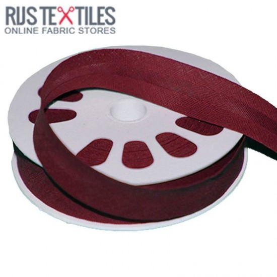 Cotton Bias Binding Bordeaux 20mm Cotton Bias Binding Bordeaux 20mm