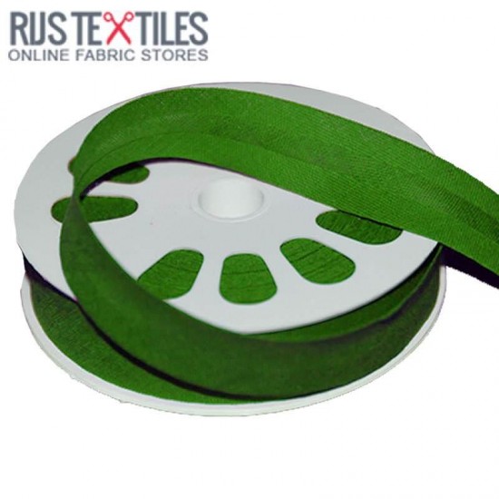 Biais Coton Plié Herbe Verte 20mm Biais Coton Plié Herbe Verte 20mm