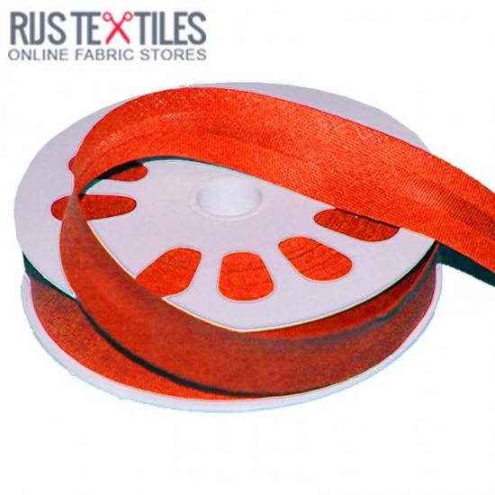 Schrägband Baumwolle Orange 20mm Schrägband Baumwolle Orange 20mm