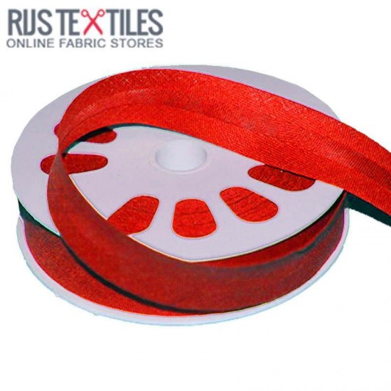 Cotton Bias Binding Red 20mm Cotton Bias Binding Red 20mm
