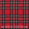 Schottenkaro Stoff Stretch Red Stuwart