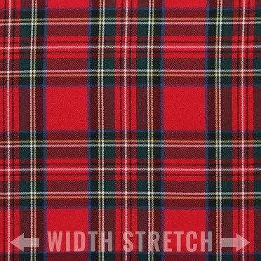 Tessuto Scozzesi Stretch Red Stuwart - (Tessuti Scozzesi)
