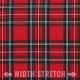 Scottish Tartan Fabric Stretch Red Stuwart Scottish Tartan Fabric Stretch Red Stuwart