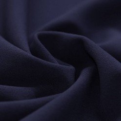 Tessuto Scuba Crepe Jersey Marina