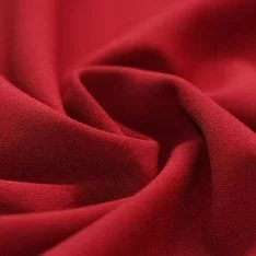 Scuba Crepe Jersey Fabric Dark Red