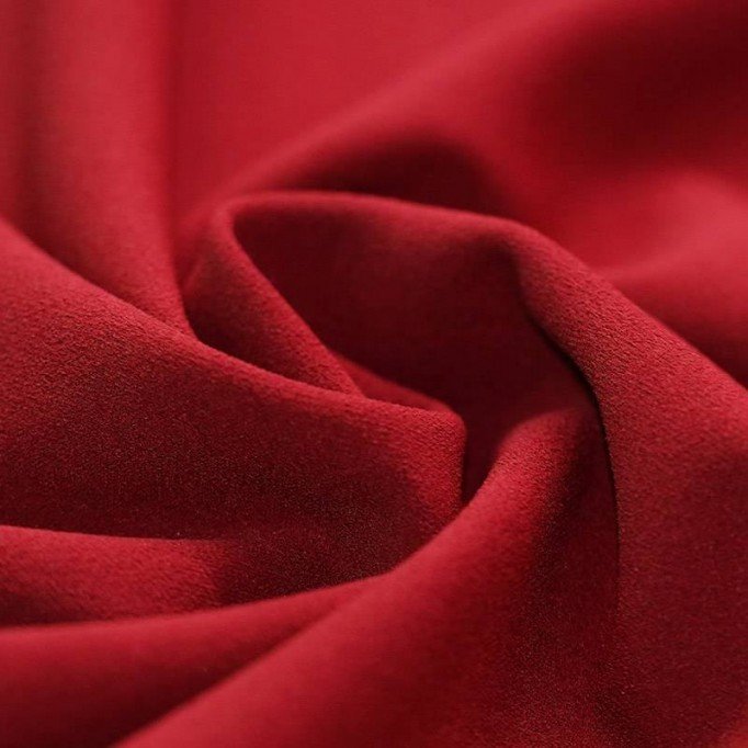 Scuba Crepe Jersey Fabric Dark Red - (Jersey Fabrics)