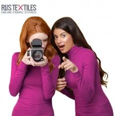 Tissu Jersey Scuba Crêpe Fuchsia