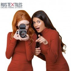 Scuba Crepe Jersey Brique