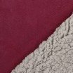 Sherpa Faux Fur Lamb Fabric Bordeaux - (Fashion Fabrics)