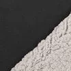 Sherpa Faux Fur Lamb Fabric Black - (Fashion Fabrics)