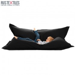 Tessuto Plastificato Nylon Nero