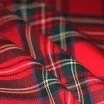 Tissu Tartan Écossais Stretch Red Stuwart - (Tissus Écossais Tartan)