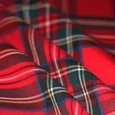 Tessuto Scozzesi Stretch Red Stuwart - (Tessuti Scozzesi)