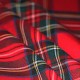 Scottish Tartan Fabric Stretch Red Stuwart Scottish Tartan Fabric Stretch Red Stuwart