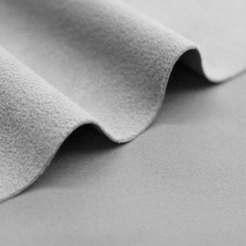 Tissu Softshell Stretch Gris Clair Tissu Softshell Stretch Gris Clair