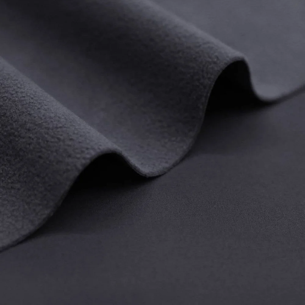 Softshell Stretch Stof Donker Grijs