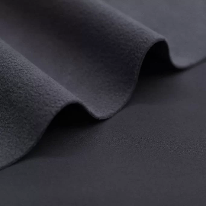 Softshell Stretch Stoff Dunkelgrau - (Softshell Stoffe)