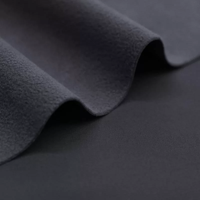 Softshell Stretch Stof Donker Grijs