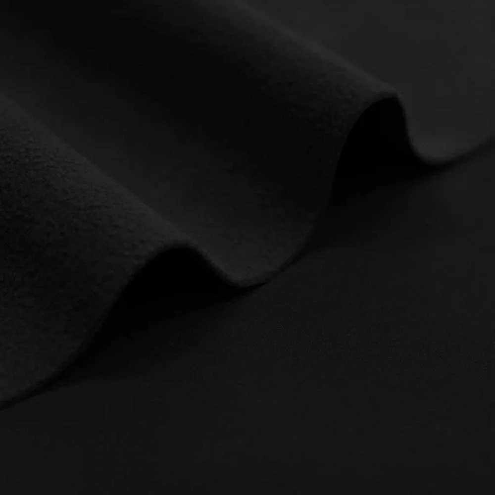 Softshell Stretch Stof Zwart