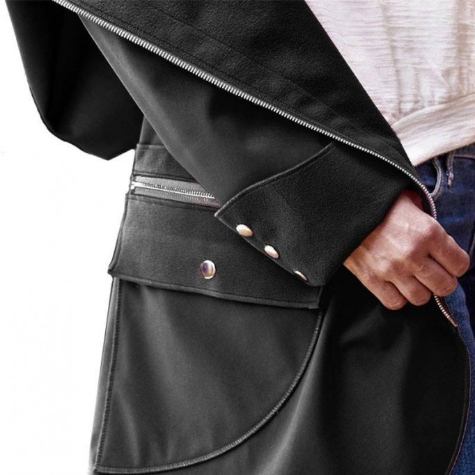 Softshell Stretch Stof Zwart - (Softshell Stoffen)