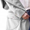 Softshell Stretch Stoff Silber Grau - (Softshell Stoffe)