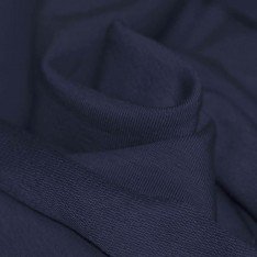 French Terry Fabric Dark Blue