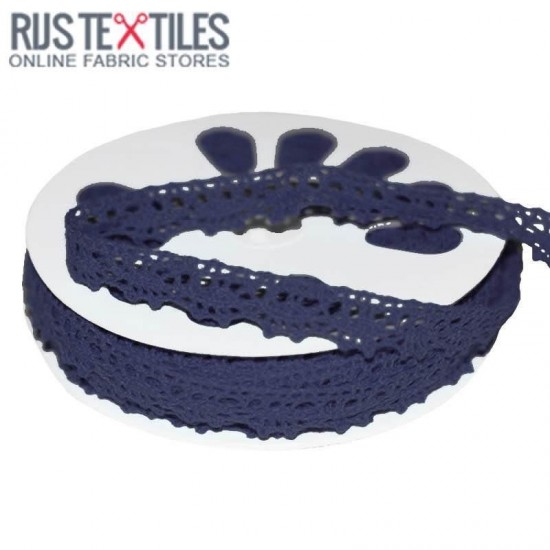 Ruban Dentelle Marine 15mm Ruban Dentelle Marine 15mm