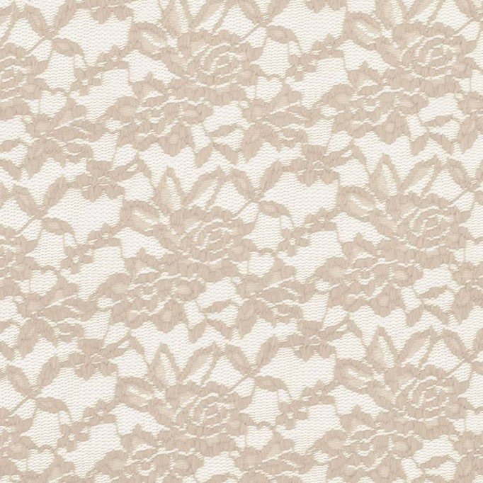 Tessuto Pizzo Stretch Beige - (Pizzo Tessuto)