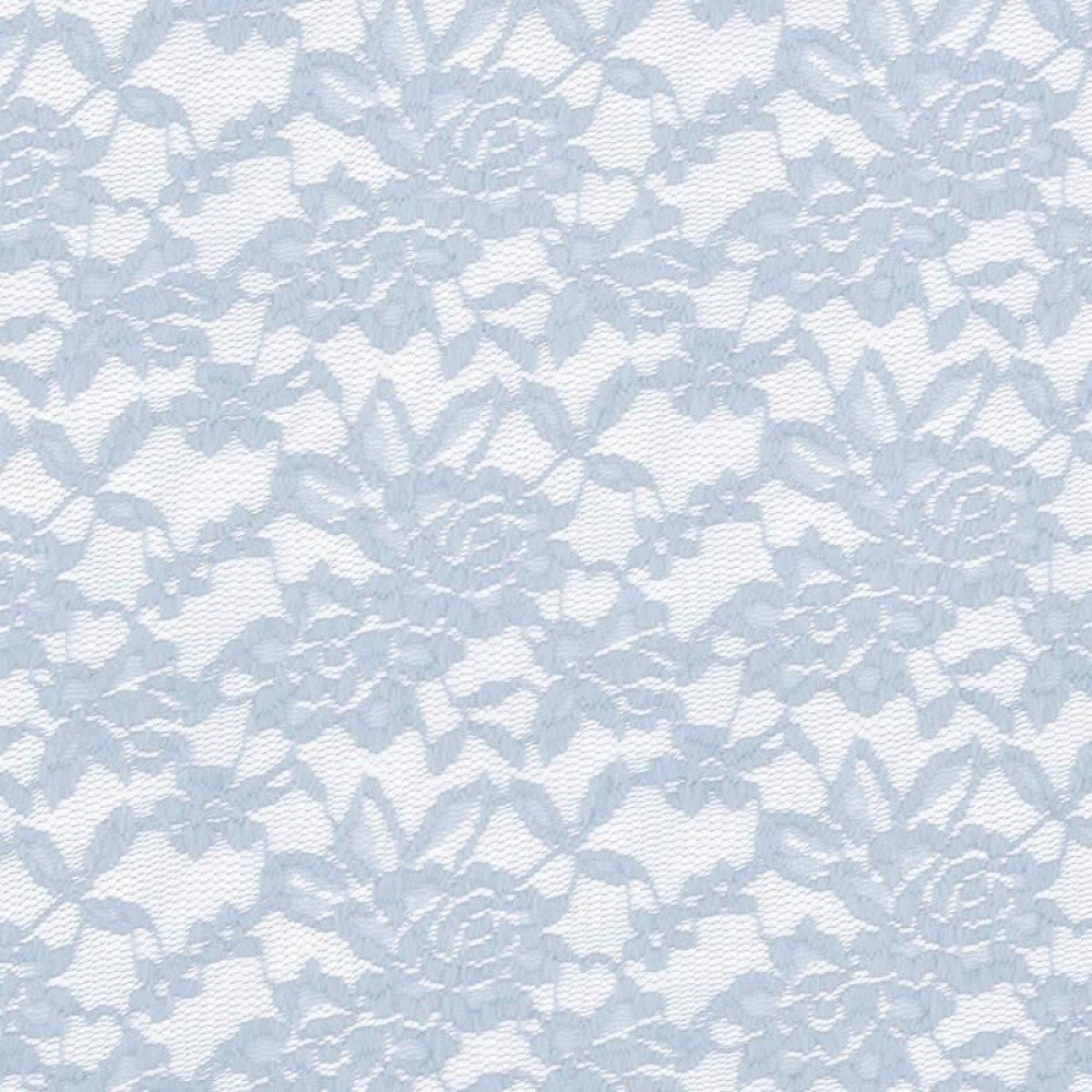 Lace Fabric Stretch Light Blue Lace Fabric Stretch Light Blue