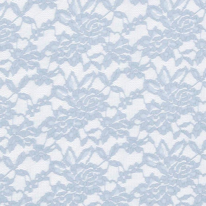 Lace Fabric Stretch Light Blue - (Lace Fabric)