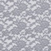 Tessuto Pizzo Stretch Grigio Chiaro