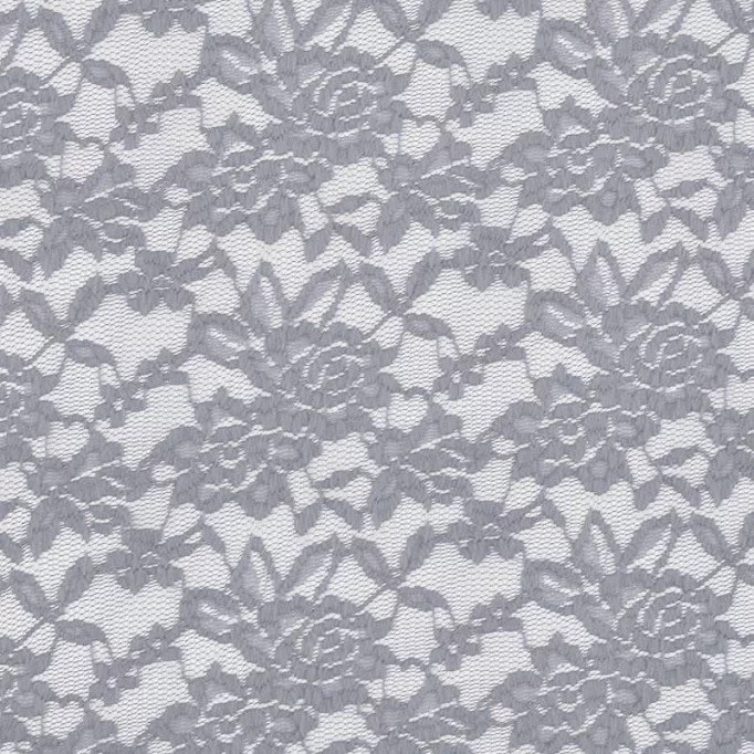 Koronka Elastyczna Jasnoszary | Rijs Textiles