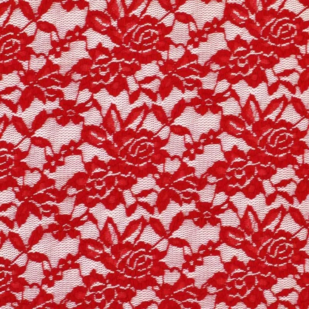 Kant Stof Stretch Rood